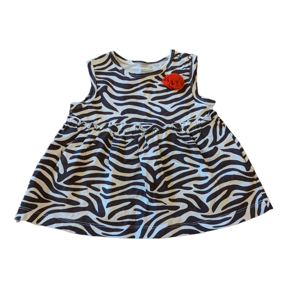 🏖️3/$20 Summer Sale🏖️Carter's Zebra Print Dress